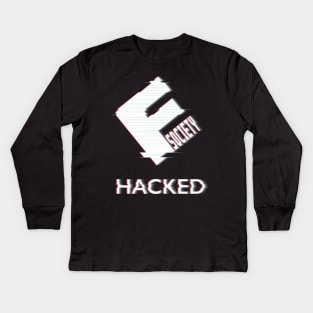 Hacked Corp Kids Long Sleeve T-Shirt